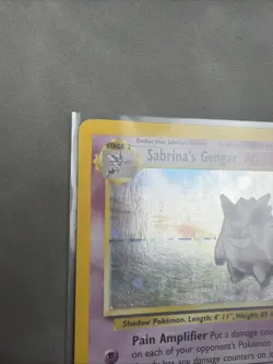 2000 Pokemon Gym Heroes Sabrina's Gengar Holo 14/132 HP/MP Rare Read description - Image 4