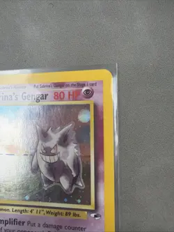 2000 Pokemon Gym Heroes Sabrina's Gengar Holo 14/132 HP/MP Rare Read description - Image 5