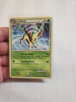 LP/NM Leafeon 17/90 Undaunted Rare Normal Pokemon - Image 1