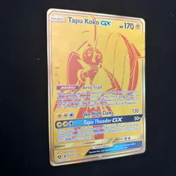 Pokemon Cards Tapu Koko GX SV93/SV94 Hidden Fates Secret Rare NM - Image 3