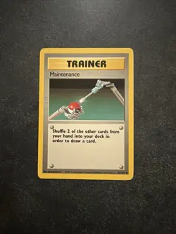 Pokemon TCG Trainer Card Maintenance 83/102 Base Set - Image 1
