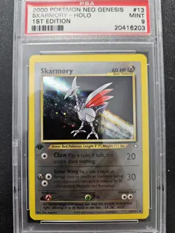 Pokemon PSA 9 1st Edition Neo Genesis Skarmory Holo Rare 13/111 MINT - Image 1