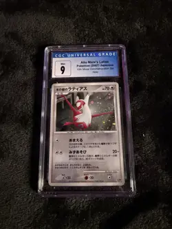 2007 Pokemon JPN 10th Movie Commemorative Promo Alto Mare's Latias Holo CGC 9 - Image 1