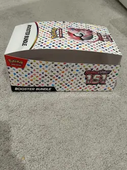 Pokemon Scarlet & Violet EMPTY 151 Booster Bundle Display BOX ONLY - Image 1