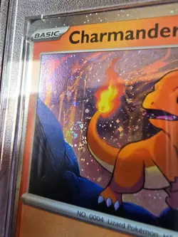 SWIRL! 2023 POKEMON BLACK STAR PROMO 047 Charmander 151 POSTER COLLECTION PSA 10 - Image 3