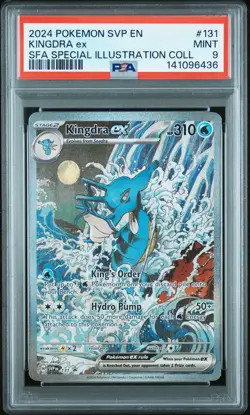 2024 POKEMON SHROUDED FABLE SPECIAL ILLUSTRATION COLLECTION KINGDRA EX PSA 9 - Image 1