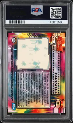 1999 TOPPS POKEMON THE MOVIE EDITION FAREWELL #39 MOVIE EDITION PSA 9 - Image 2