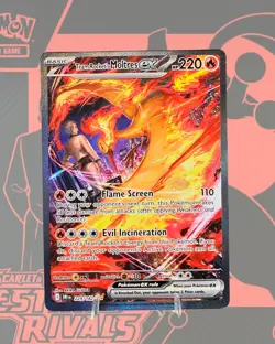 Team Rocket's Moltres ex 229/182 Sv10: Destined Rivals Holo Pokemon NM English - Image 1