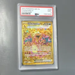 Pokemon Obsidian Flames Charizard ex 228/197 Hyper Rare Holo PSA 9 - Image 1