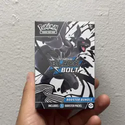 Pokemon Scarlet & Violet Black Bolt Booster Bundle Sealed Box Reshiram 6 Packs - Image 1