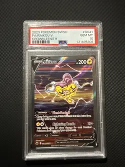 2023 Pokemon SWSH Crown Zenith Raikou GG41/GG70 PSA 10 - Image 1