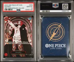 One Piece Card Game - SHANKS (SP)(SILVER) Carrying On His Will - PSA 10 - Image 3