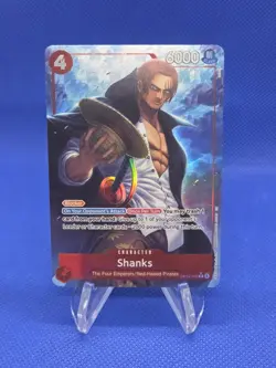 One Piece Legacy of the Master Shanks OP12-008 Alternate Alt Art Rare NM - Image 1
