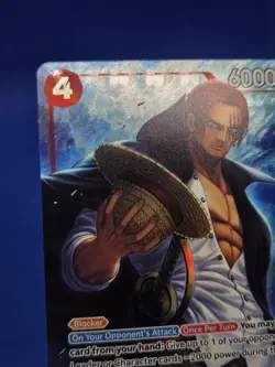 One Piece Legacy of the Master Shanks OP12-008 Alternate Alt Art Rare NM - Image 3