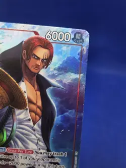 One Piece Legacy of the Master Shanks OP12-008 Alternate Alt Art Rare NM - Image 4