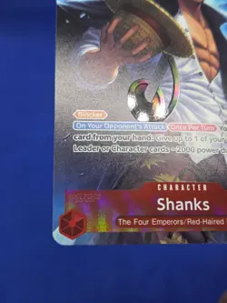 One Piece Legacy of the Master Shanks OP12-008 Alternate Alt Art Rare NM - Image 5