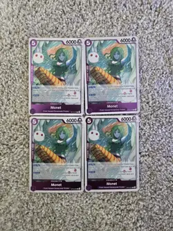 One Piece - Monet Foil OP14-074 Playset (x4) - The Azure Sea's Seven - Image 1