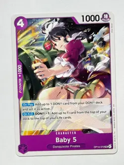 One Piece TCG Baby 5 OP14-072 Normal UC The Azure Sea's Seven - Image 1