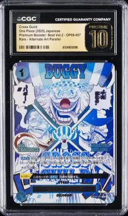 2025 ONE PIECE JPN PREMIUM BOOSTER: BEST VOL.2 AA CROSS GUILD CGC 10 PRISTINE - Image 1
