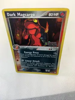 Dark Magcargo Team Rocket Returns 38/109 Reverse Holo Stamped Pokemon Card - Image 3