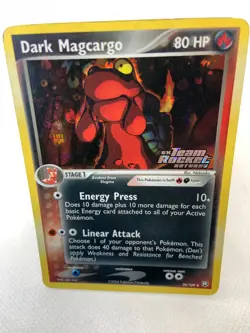 Dark Magcargo Team Rocket Returns 38/109 Reverse Holo Stamped Pokemon Card - Image 4