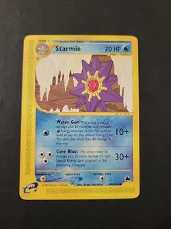 NM Pokemon Card - Starmie Skyridge 44/144 Uncommon E-reader - Image 1