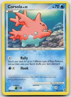 Corsola 84/132 Secret Wonders Common Pokemon TCG Card - Image 1