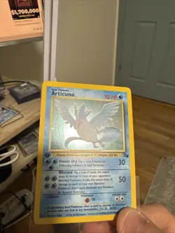 Pokemon TCG Articuno 1st Edition Holo Rare Card 2/62 Fossil - See Pics - Image 4