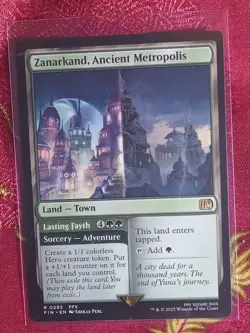 Zanarkand, Ancient Metropolis Final Fantasy Magic The Gathering MTG Card rare - Image 1