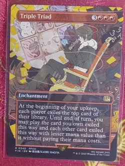 EXTENDED Triple Triad Final Fantasy Magic The Gathering MTG Card Borderless rare - Image 1
