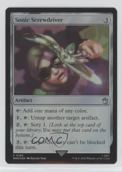 Sonic Screwdriver Foil Magic: Universes Beyond: Doctor Who WHO #0186 - Image 1