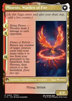 Joshua, Phoenix's Dominant (Extended Art) #494 (NM) Final Fantasy FIN Magic MTG - Image 2
