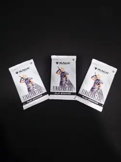 Magic the Gathering: Final Fantasy 9 play Booster 3 Pack Factory Sealed - Image 1