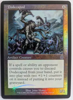 Magic the Gathering DODECAPOD #134/145 Apocalypse Rare Artifact Foil 2001 NM - Image 1