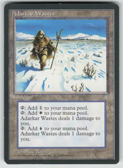 MTG Ice Age #326 Adarkar Wastes Lightly played Rare - Image 1