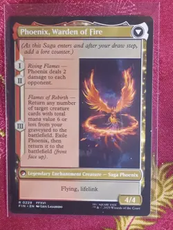 Joshua, Phoenix's Dominant / Phoenix, Warden of Fire Final Fantasy Magic MTG - Image 1