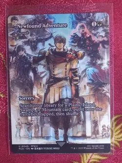 SHOWCASE Newfound Adventure ( farseek ) Final Fantasy Magic The Gathering MTG - Image 1