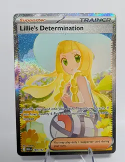 Pokemon TCG Lillie’s Determination 184/132 SIR Mega Evolutions NM/M - Image 1