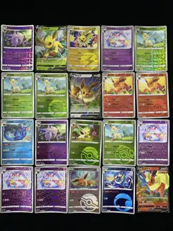 2025 PTCG Pokemon S-Chinese CBB2C Vaporeon Flareon 0302/14 MasterBall Lot*20 yo8 - Image 1