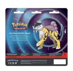 Pokemon Mega Evolution & Phantasmal Flames 2-Pack Blister Raikou Promo - Image 3