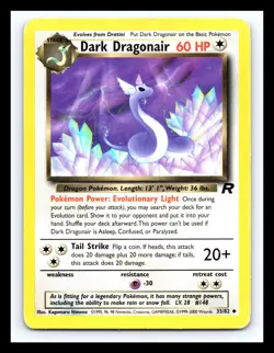 💥 Dark Dragonair # 33/82 | Team Rocket Set | Vintage Pokemon 2000 TCG | - Image 1