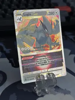 Lugia VSTAR 139/195 Swsh12 Silver Tempest Ultra Rare Holo Pokemon Card - NM - Image 2