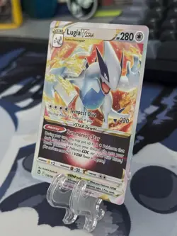 Lugia VSTAR 139/195 Swsh12 Silver Tempest Ultra Rare Holo Pokemon Card - NM - Image 3