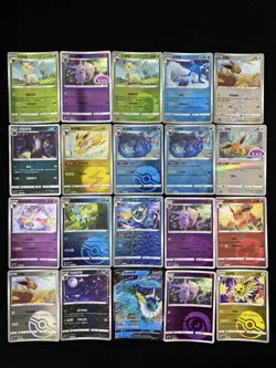 2025 PTCG Pokemon S-Chinese CBB2C Vaporeon Flareon 0902/15 MasterBall Lot*20 yo8 - Image 1