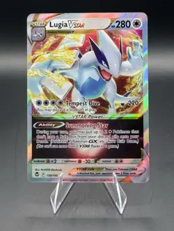 Pokemon Lugia VSTAR 139/195 Swsh12: Silver Tempest Ultra Rare Holo 280 HP Card - Image 1