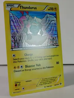 Thundurus - POKEMON - Legendary Treasures - 50/113 - Holo Rare - NM -A - Image 2