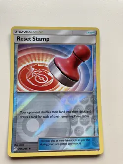 Reset Stamp 206/236 - Reverse Holo - Unified Minds Pokemon Card - Image 1