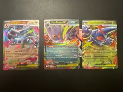 Pokemon TCG Phantasmal Flames Mega Ex’s Lot Of 3 Near Mint - Image 1