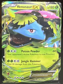Pokemon Pokemon TCG Venusaur EX XY28 XY Black Star Promo Holo Card - Image 1