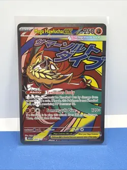 Pokemon TCG Mega Hawlucha Ex 268/217 Ascended Heroes English Mega Attack Rare NM - Image 1